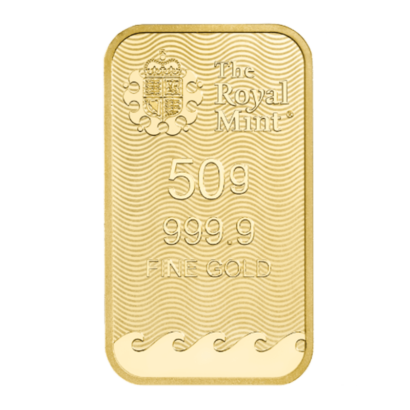 Image for 50 gram Britannia Gold Bar from TD Precious Metals